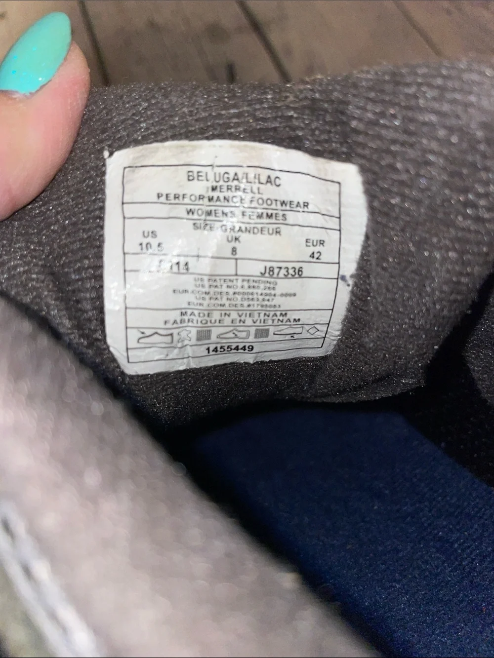 Merrell may size shipping